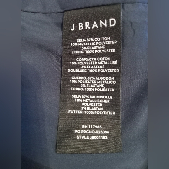 NWOT J Brand Layla Navy Blazer Size S - Picture 9 of 13